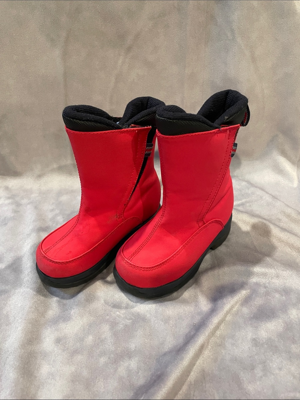 Children's Lands End Waterproof Snow Boots with Cushioned Collar